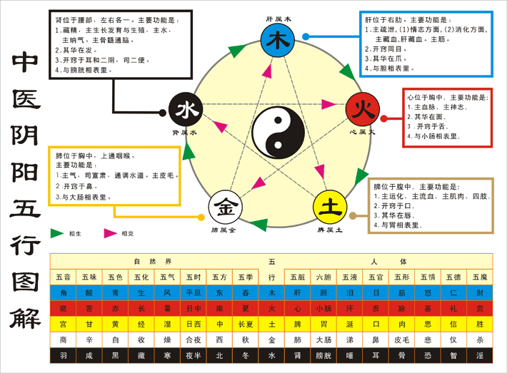 阴阳五行 中医基础知识之我见：余则紧记一对联不求利